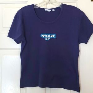 WOMEN'S FOX BRAND COTTON SHORT SLEEVE SHIRT SIZE XL